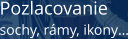 pozlacovanie-restauratorska-dielna, pozlacovanie 24 karátovým plátkovým zlatom, striebrom, ale aj imitáciami plátkových kovov. Sochy, obrazové rámy, ikony, starožitnosti